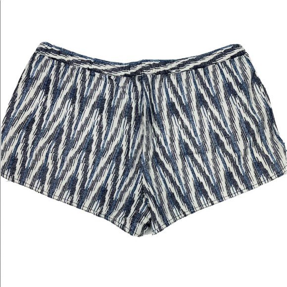 J. Crew Factory Printed Linen Pull-On Shorts Geometric Shorts Style F1426 Sz XXL - Picture 5 of 5